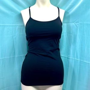 Lululemon Racerback black tank top in size 4